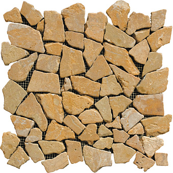 Мозаика Mir Mosaic Paladium 7M097-ML коричневый/оранжевый мрамор 30,5х30,5см 0,47кв.м.