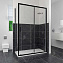 Угловое ограждение RGW Classic 32094883-014 CL-48B 185х80см стекло прозрачное