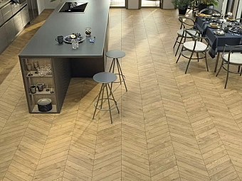 Матовый керамогранит Oset Elegance 78800645 Nature Chev 8х40см 0,96кв.м.
