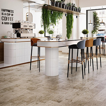 Матовый керамогранит KERAMA MARAZZI Антик Вуд DL750600R серый 20х160см 0,96кв.м.