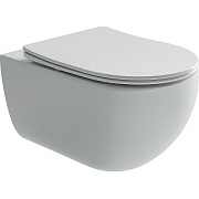 Унитаз подвесной Ceramica Nova Long Rimless CN3015 безободковый с микролифтом