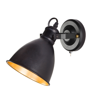 Бра Eurosvet Denley 70112/1 черный 60Вт E27