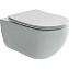 Унитаз подвесной Ceramica Nova Long Rimless CN3015 безободковый с микролифтом