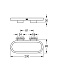 Полотенцедержатель GROHE Selection 41035GN0 золото 20см