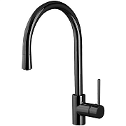 Смеситель для кухни Cisal Kitchen LL00157040 высокий излив чёрный