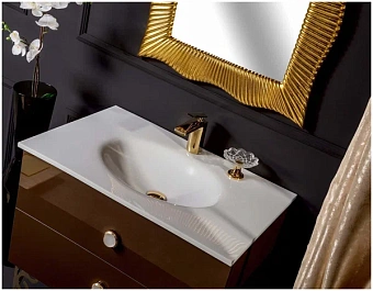 Смеситель для раковины Boheme Venturo 381 золотой