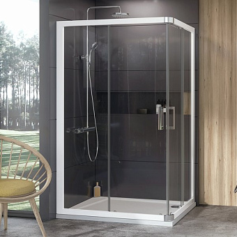 Угловое ограждение RAVAK 10RV2K 1ZJ40100Z1 190х80см стекло белый