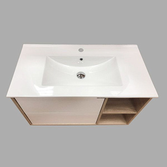 Тумба с раковиной Comforty Гамбург 00004142225CF 46х91х56см