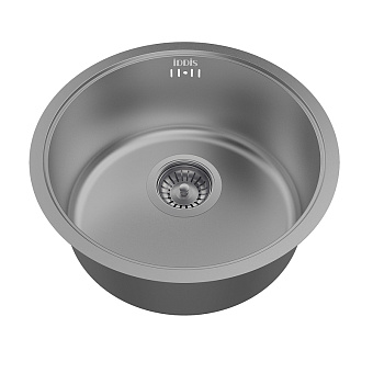 Мойка кухонная IDDIS Edifice EDI42G0i77 42,5х42,5см графитовый