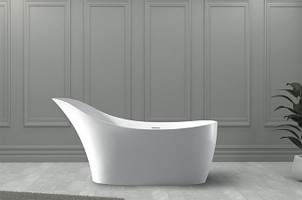 Ванна каменная Abber Stein AS9618 169х75см отдельностоящая