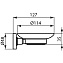 Мыльница IDEAL STANDARD IOM A9122AA матовое стекло/хром