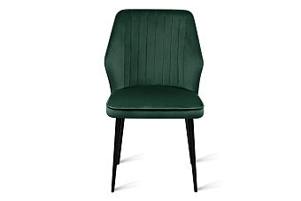 Кухонный стул AERO 50х63х82см велюр/сталь Dark Green