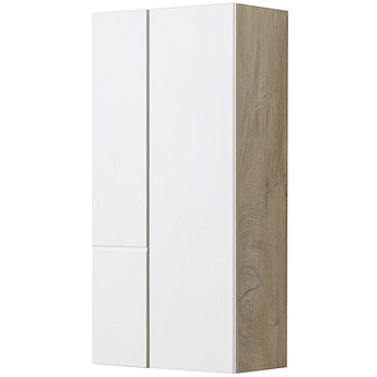 Пенал подвесной Акватон Мишель 1A243903MIX40 23х43х86,4см белый/дуб эндгрейн