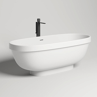 Ванна каменная SALINI GRECA 103121M S-Stone матовая 180х80см отдельностоящая