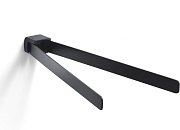 Полотенцедержатель Gedy Pirenei PI23(14) чёрный матовый 35,9см