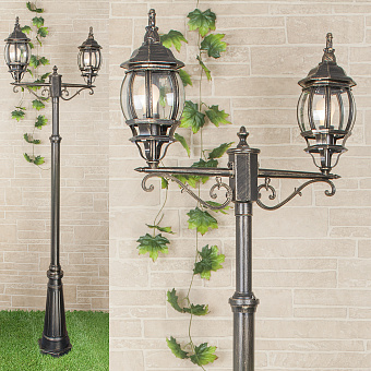 Светильник ландшафтный Elektrostandard Farola a025750 NLG99HL004 60Вт IP33 E27 чёрное золото