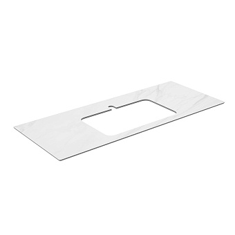 Столешница KERAMA MARAZZI Plaza PL2.SG507100R\120 Керамогранит 48х117см белый