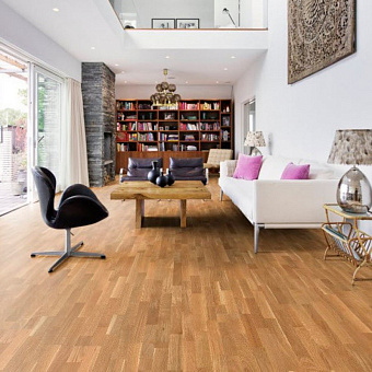 Паркетная доска Upofloor TEMPO дуб Oak Nature 3011172060100112 1800х188х14мм 2,72кв.м 3-полосная