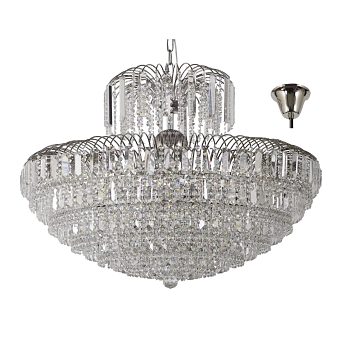 Люстра хрустальная Arti Lampadari Salentino Salentino E 1.5.80.101 N 640Вт 16 лампочек E14