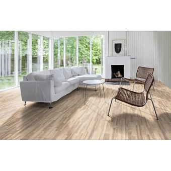 Паркетная доска Upofloor AMBIENT ясень COUNTRY MARBLE MATT 30311181A4001112 2266х188х14мм 3,41кв.м 3-полосная