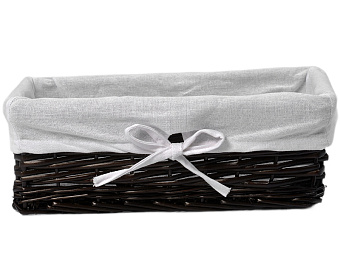 Корзина для белья WASSERKRAFT Lossa WB-120-S коричневый 4,7л