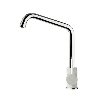 Смеситель для кухни Paini Cox 7890572CR599H1KM поворотный излив белый матовый