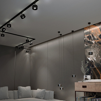Трековый светильник Novotech GIRO 358974 15Вт LED чёрный для однофазного трека