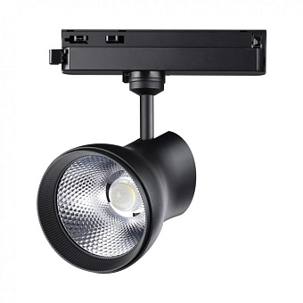 Трековый светильник Novotech PORT 358437 20Вт LED чёрный для однофазного трека