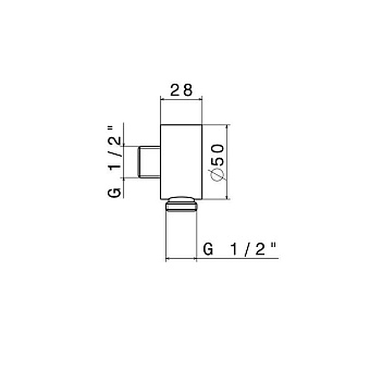 Шланговое подключение KERAMA MARAZZI 2299KM.M0.071 золотой атласный