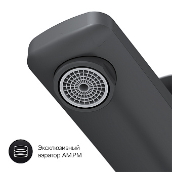 Смеситель для раковины AM-PM Gem F90A92022 чёрный