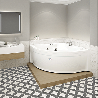 Ванна акриловая RADOMIR Vannesa Сандра 2-01-0-0-1-221 149х149см угловая