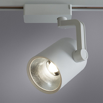 Трековый светильник Arte Lamp TRACCIA A2330PL-1WH 30Вт LED прозрачный для однофазного трека