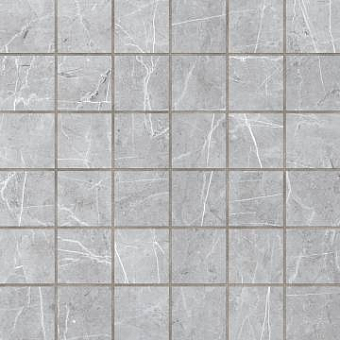 Керамическая мозаика ESTIMA Vision Mosaic/VS02_PS/30x30x10/5x5 серый 30х30см 0,9кв.м.