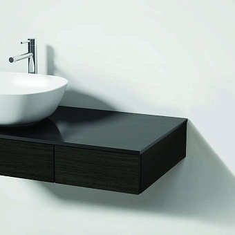 Столешница VITRA Origin 65732 Стекло 48х120,5см чёрный