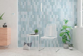 Настенная плитка WOW Fez 114736 Aqua Matt 6,25х12,5см 0,328кв.м. матовая