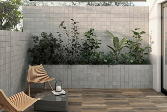 Матовый керамогранит WOW Gea 120286 Grey 12,1х12,1см 0,542кв.м.