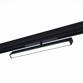 Трековый светильник ST Luce SKYLINE 220 ST378.406.18 18Вт LED чёрный для однофазного трека