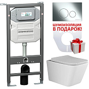 Инсталляция с унитазом Ceramica Nova Metric CN3007_1001CH_1000