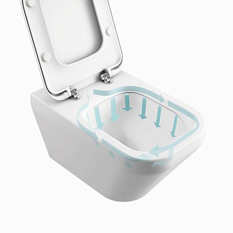 Унитаз подвесной IDEAL STANDARD ESEDRA T386001 безободковый без сиденья