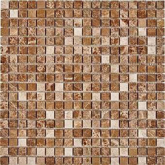 Мозаика PIXEL Каменная PIX221 Light Emperador мрамор 30,5х30,5см 0,93кв.м.
