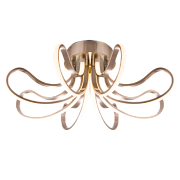 Светильник потолочный Eurosvet Lilium 90079/8 хром 80Вт LED