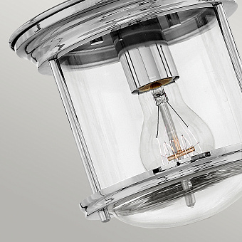 Светильник потолочный Hinkley hadrian QN-HADRIAN-MINI-F-CM-CLEAR 60Вт E27