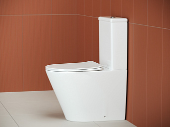 Унитаз напольный Ceramica Nova HIGHLIGHT CN1802 безободковый с микролифтом