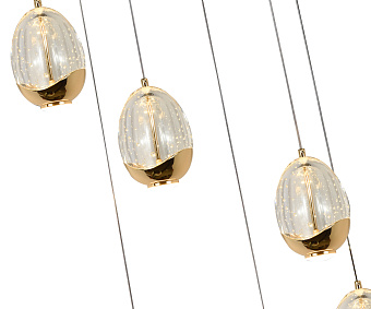 Люстра каскадная KINK Light Берти 07866-6A,33 36Вт 6 лампочек LED