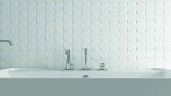 Настенная плитка WOW Essential 105120 Wedge White Gloss 12,5х12,5см 0,402кв.м. глянцевая