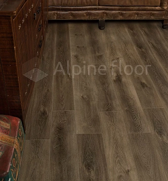 Виниловый ламинат Alpine Floor Дуб Коричневый ЕСО 7-9 1524х180х8мм 43 класс 2,2кв.м