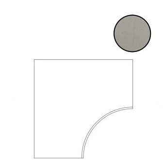 Угол Atlas Concord Россия Rinascente 620090000909 Clay Bordo Curvilineo Round R 60х60см