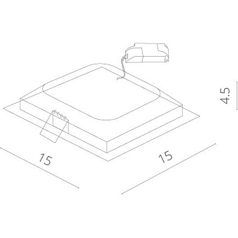 Светильник точечный встраиваемый Arte Lamp RIFLESSIONE A7412PL-1WH 12Вт LED