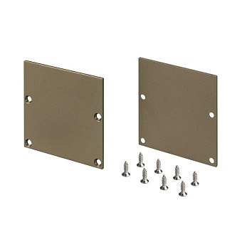 Заглушка для светодиодного профиля Arlight 038653 оливковый