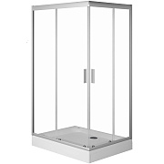 Угловое ограждение AM-PM Gem Twin Slide W90G-404-120290-MT 190х120см стекло прозрачное